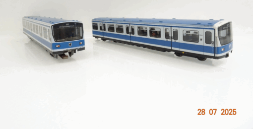 Hödl H0 U-Bahn Triebzug 2tlg. Umbau 3-Leiter-Gleichstrom JL1892 o. – Bild 4