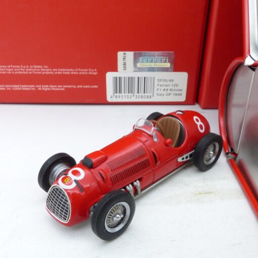 Hot Wheels 1:43 SF05/49 Ferrari 125 F1 #8 Winner Italy GP 1949 in OVP EX7737