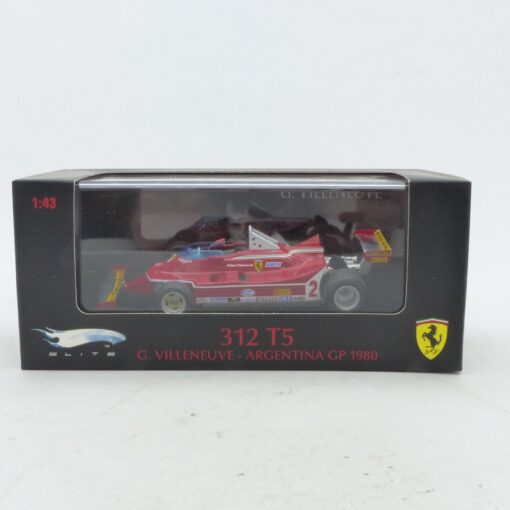 Hot Wheels 1:43 T6273 Ferrari 312 T5 #2 G. Villeneuve GP 1980 in OVP EX7831 – Bild 4
