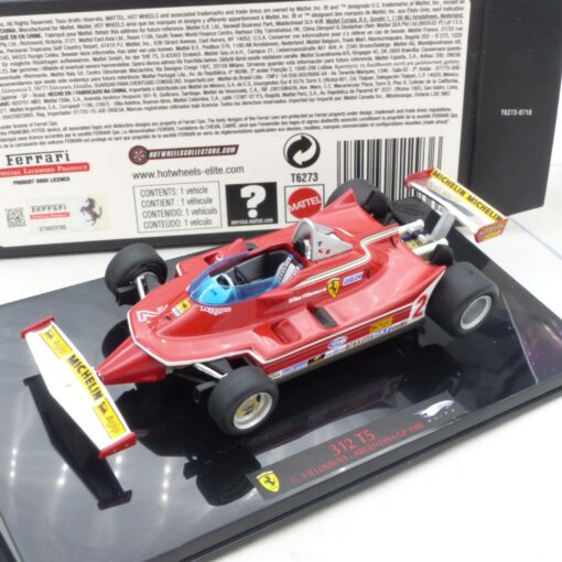Hot Wheels 1:43 T6273 Ferrari 312 T5 #2 G. Villeneuve GP 1980 in OVP EX7831