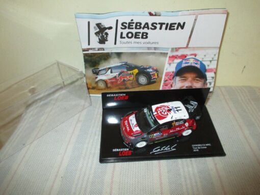 IXO 1:43 Citroen C3 WRC Sebastien Loeb Rallye Tour de Corse 2018 m.VP WZ344