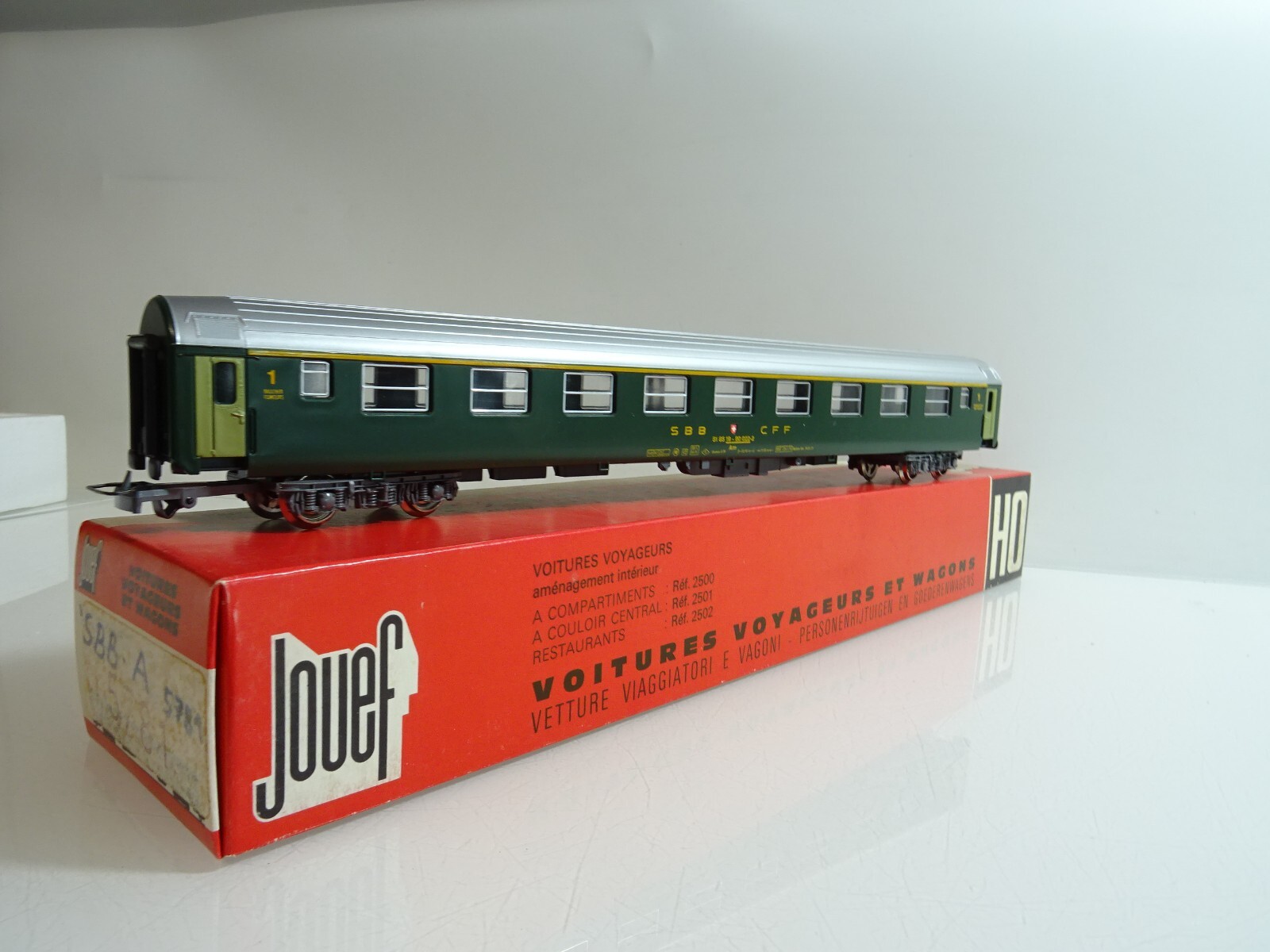 Jouef H0 5781 Personenwagen 1. Klasse der SBB in OVP PR1490 – Bild 3