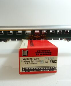 Jouef H0 Personenwagen 1.u.2. Klasse der SBB in EVP PR1488