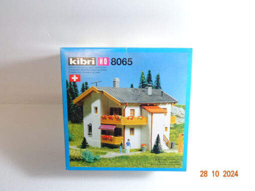 Kibri H0 8065 Bausatz Wohnhaus Schweiz neuwertig in OVP CK3617