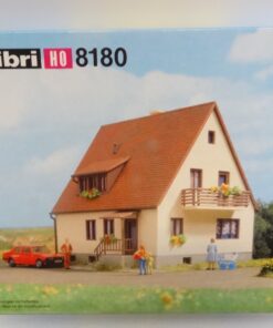 Kibri H0 8180 Bausatz Einfamilienhaus neuwertig in OVP QR4422