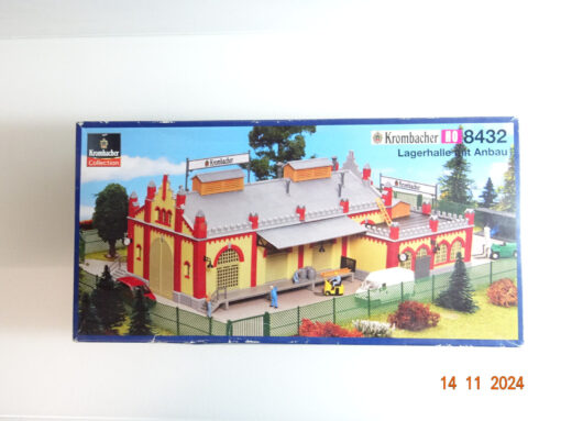 Kibri H0 8432 Bausatz Krombacher Lagerhalle mit Anbau siehe Foto in OVP CK4003