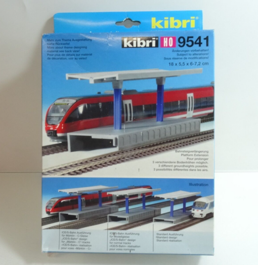 Kibri H0 9541 Bausatz Bahnsteigverlängerung neuwertig in OVP QR4326