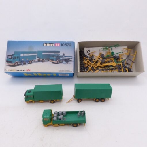 Kibri H0 Bausatz 10572 LKW Modelle einer Brauerei angebastelt in OVP EX7524 – Bild 3