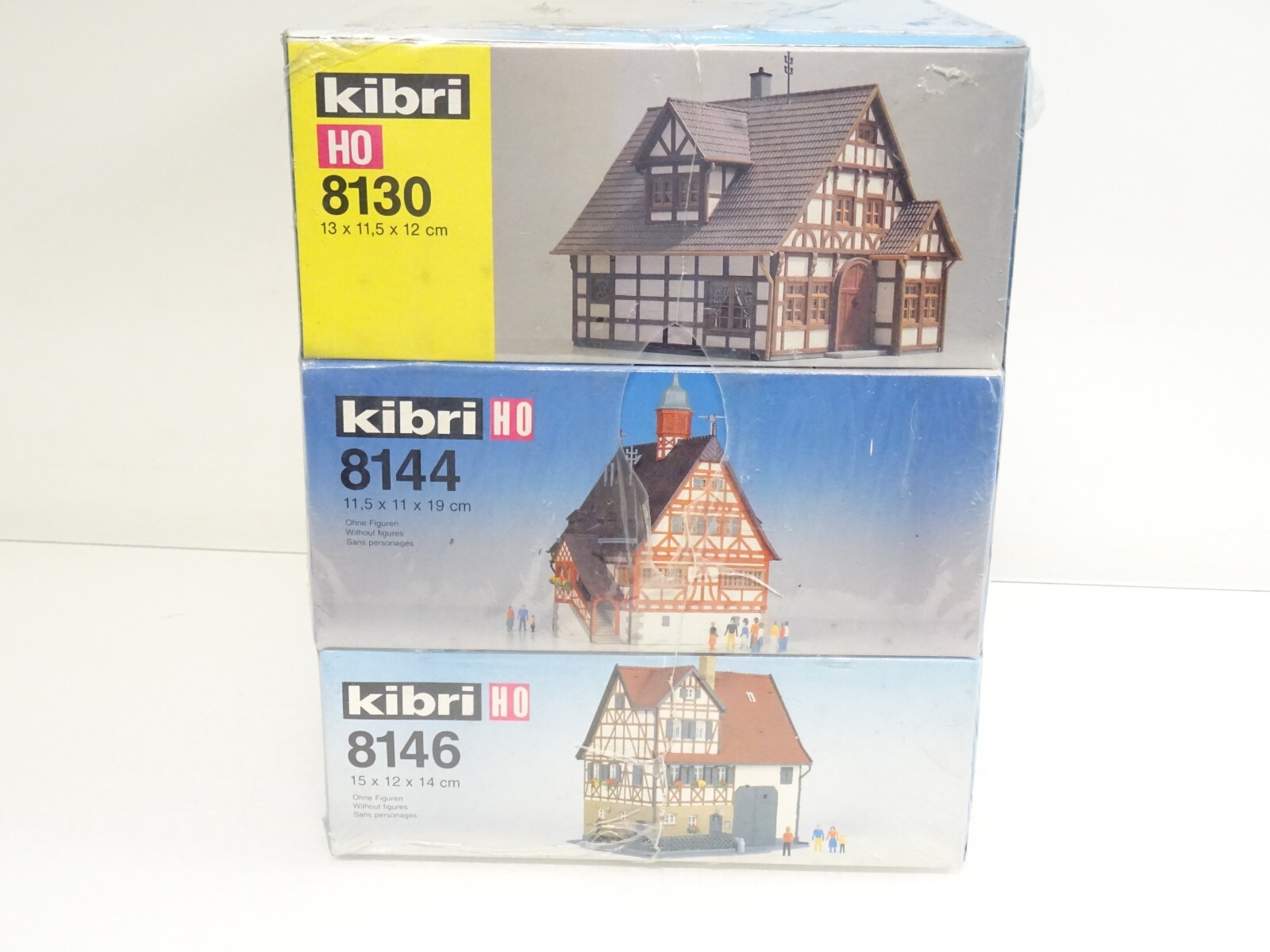 Kibri H0 Bausatz-Nr.: 8150 Häuserset: 3 Häuser - ungeöffnet, in OVP EX2616 – Bild 3