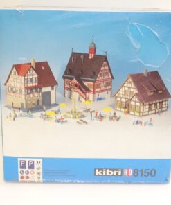 Kibri H0 Bausatz-Nr.: 8150 Häuserset: 3 Häuser - ungeöffnet, in OVP EX2616