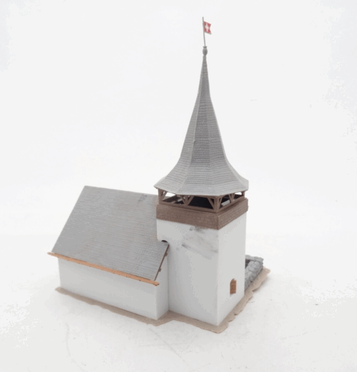 Kibri H0 Gebäude Kirche Dorfkirche ca 13 x 10 cm, siehe Foto RR1281 o. – Bild 4