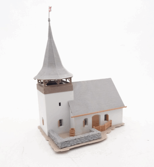 Kibri H0 Gebäude Kirche Dorfkirche ca 13 x 10 cm, siehe Foto RR1281 o.