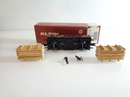 Klein Modellbahn H0 3051 offener Güterwagen mit Ladung der ÖBB in OVP RR4255 – Bild 4