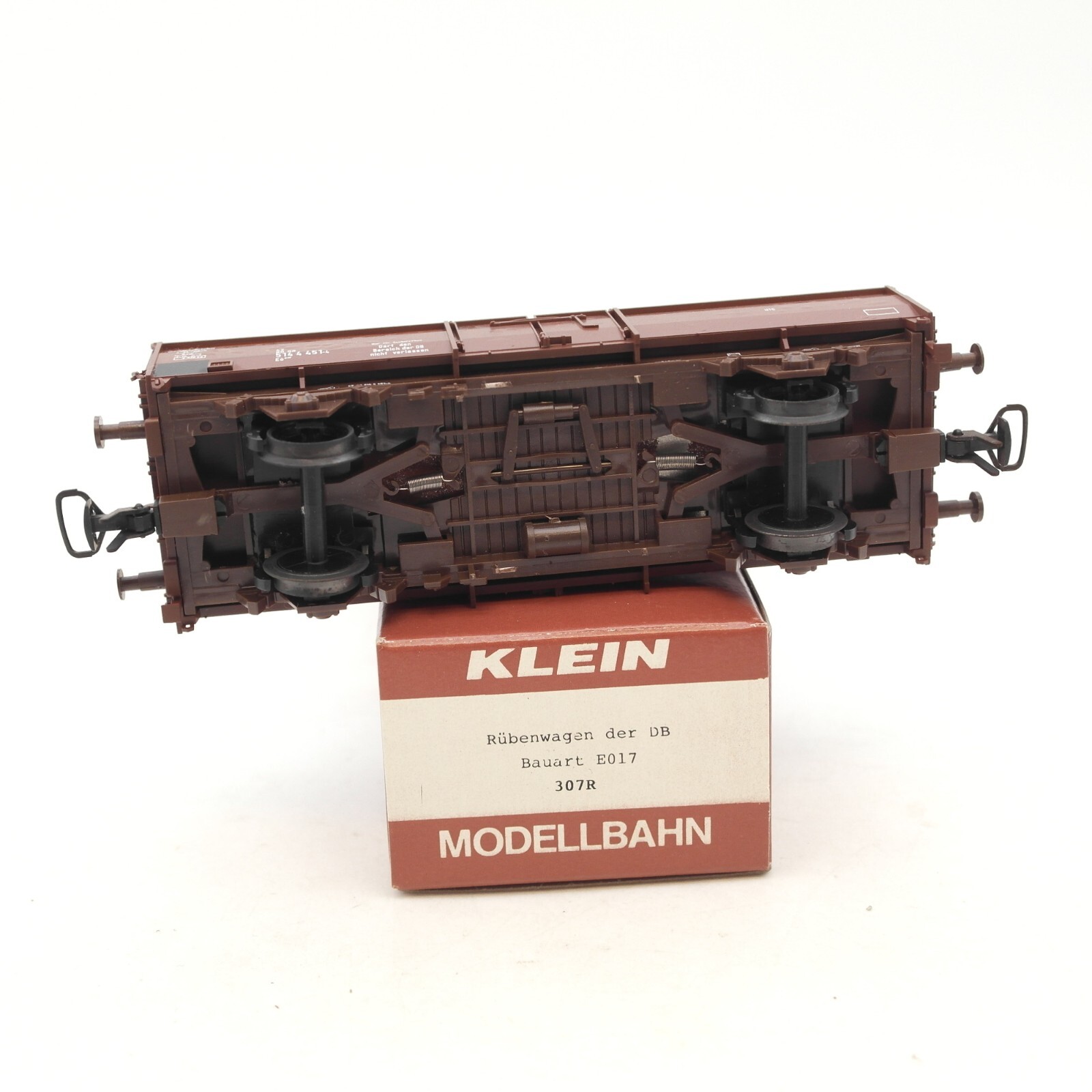 Klein Modellbahn H0  307R Rübenwagen der DB in OVP RF4187 – Bild 3