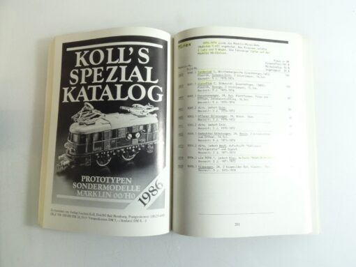 Koll`s Spezial Katalog 1986 für Loks, Wagen Zubehör Märklin 00/H0 QR7593 – Bild 3