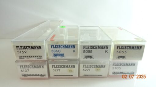 Konvolut Fleischmann H0 Leerverpackung 8 Stück siehe Foto CK9240