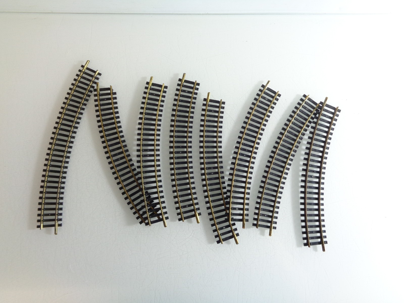Konvolut Fleischmann H0 gebogenes Gleise 8 Stück siehe Foto PK1876 o.