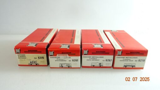 Konvolut Jouef H0 Leerverpackung 4 Stück siehe Foto CK9237