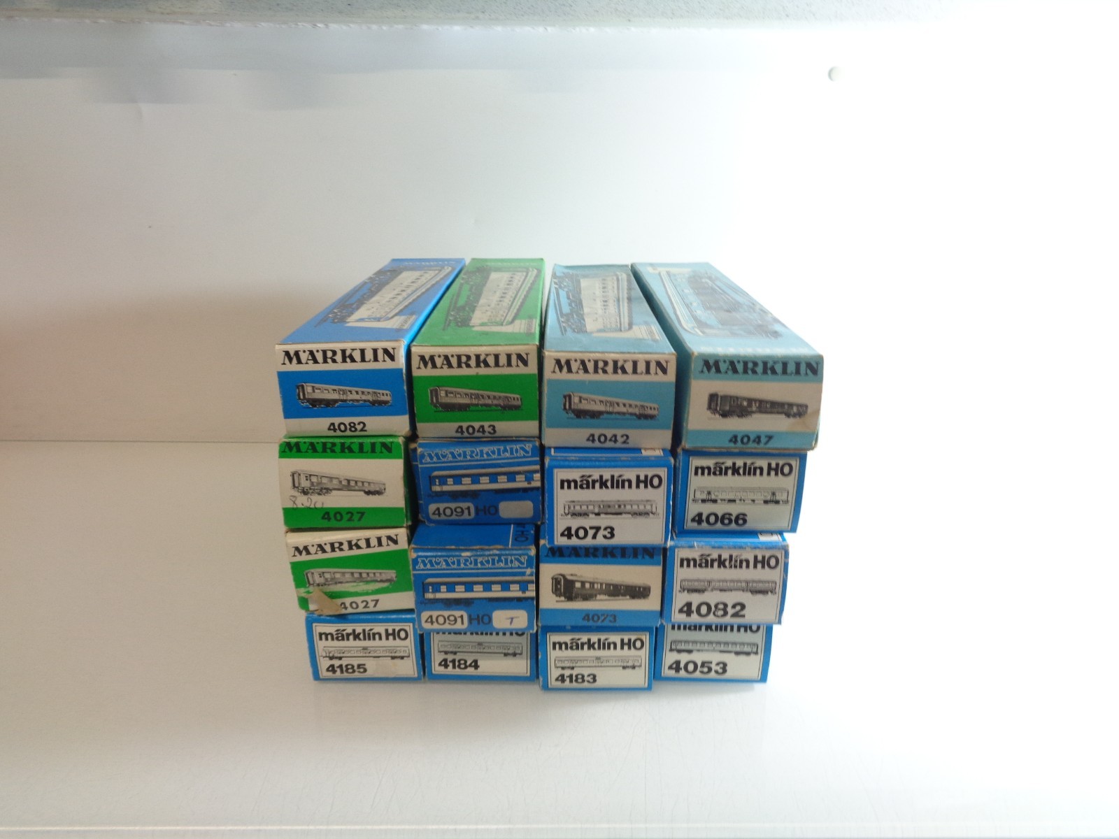 Konvolut Märklin H0 Leerverpackung 16 Stück siehe Foto PK1970