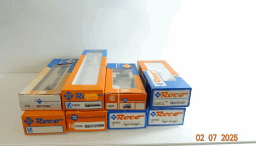 Konvolut Roco H0 Leerverpackung 8 Stück siehe Foto CK9250