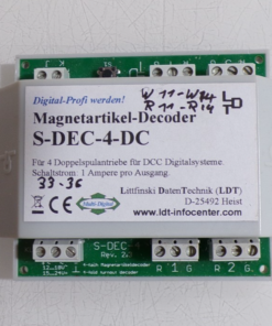 LDT S-DEC-4-DC Magnetartikel-Decoder mit Gehäuse siehe Foto PK2868 o.