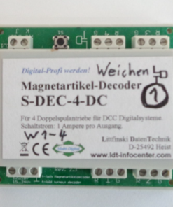 LDT S-DEC-4-DC Schaltdecoder mit Gehäuse siehe Foto PK2846 o.
