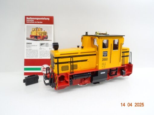 LGB Spur G 20604 Diesellok Schoema mit Signal-Horn mit DSS neuwertig in OVP JL52