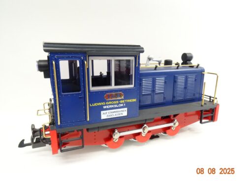 LGB Spur G 2062 Werks-Diesellok No.1 Ludwig-Gross-Betrieb Top in OVP JL2208 – Bild 3