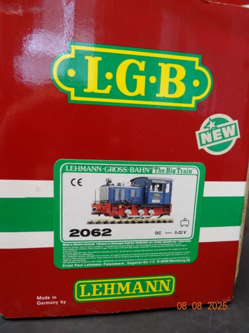 LGB Spur G 2062 Werks-Diesellok No.1 Ludwig-Gross-Betrieb Top in OVP JL2208 – Bild 5
