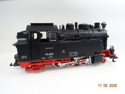 LGB Spur G 2080S Dampflok BR 99 6001 Harz-Querbahn der DR in OVP JL2244 – Bild 3