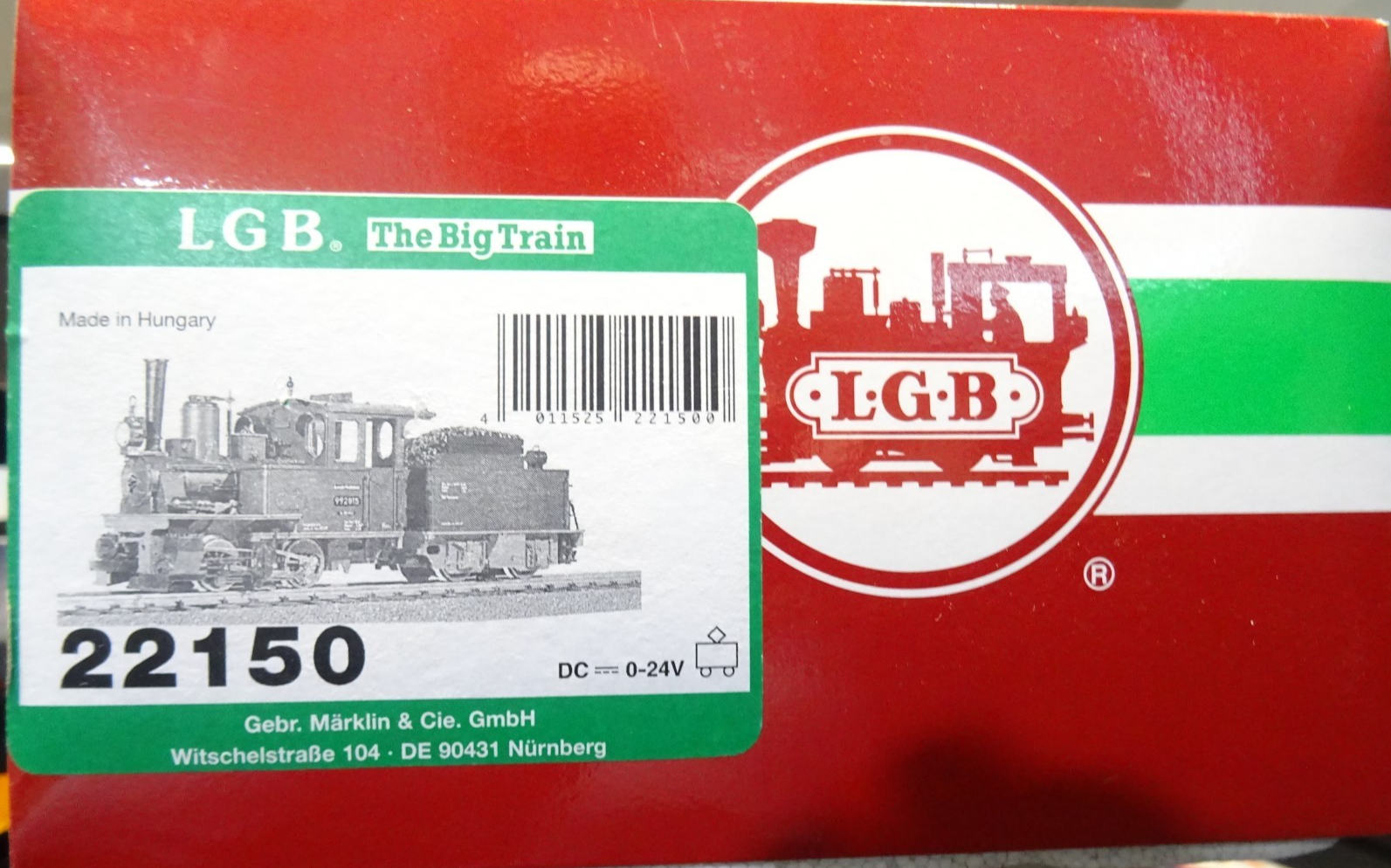 LGB Spur G 22150 Dampflok BR 99 2815 der DR in OVP JL3812 – Bild 7