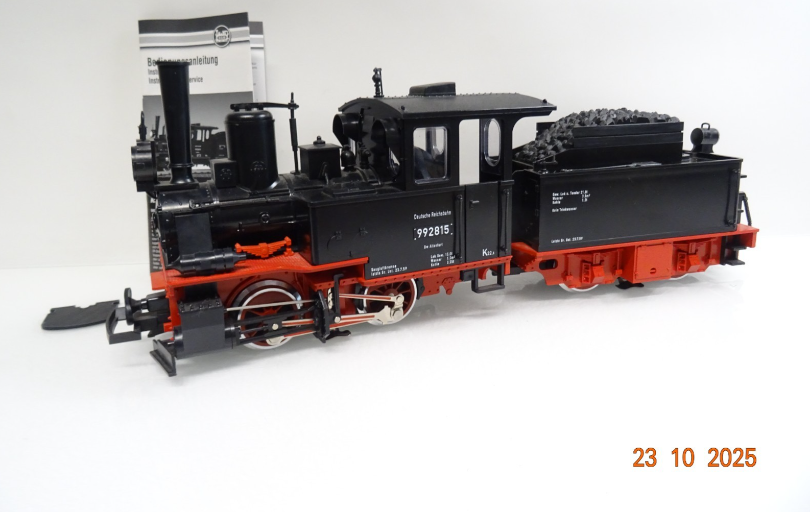 LGB Spur G 22150 Dampflok BR 99 2815 der DR in OVP JL3812