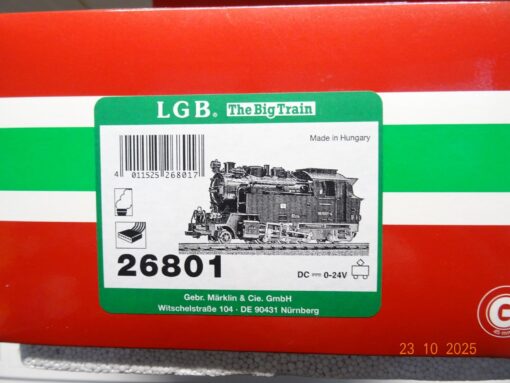 LGB Spur G 26801 Dampflok BR 99 6001-4 Harzer Querbahn in OVP JL3812 – Bild 5
