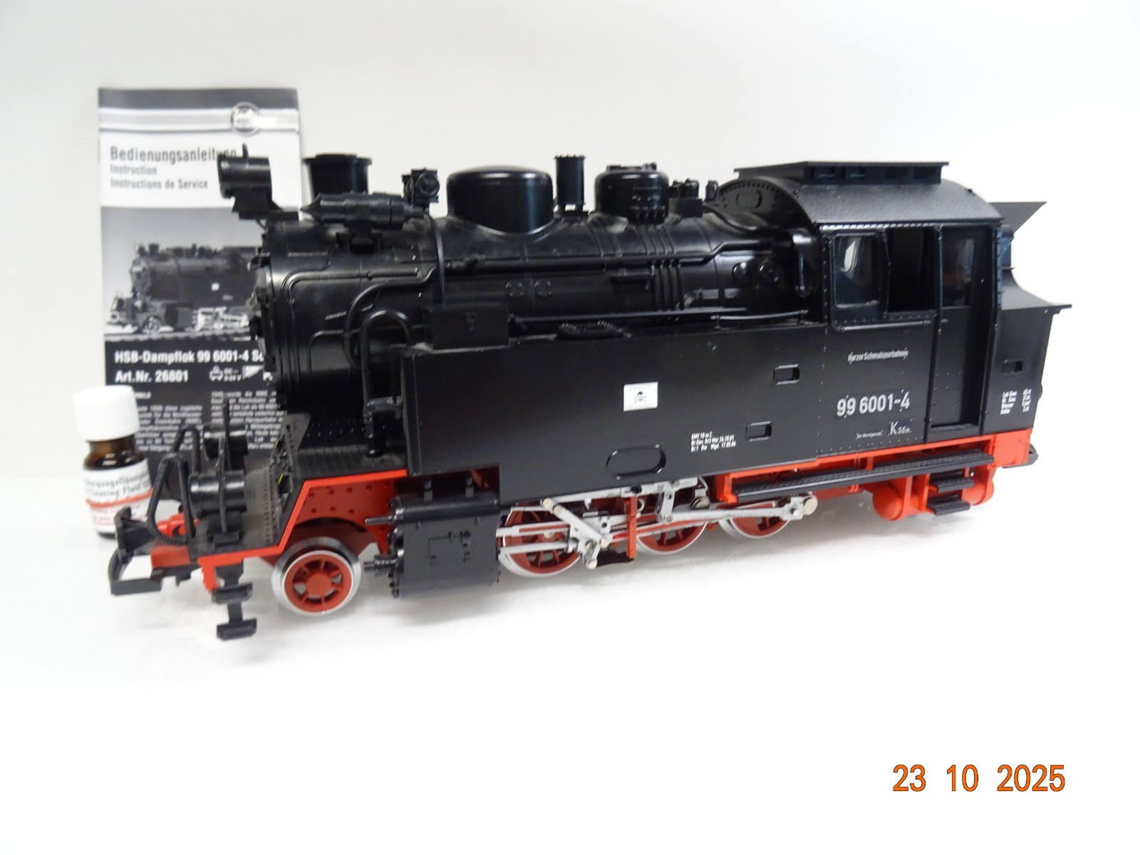 LGB Spur G 26801 Dampflok BR 99 6001-4 Harzer Querbahn in OVP JL3812