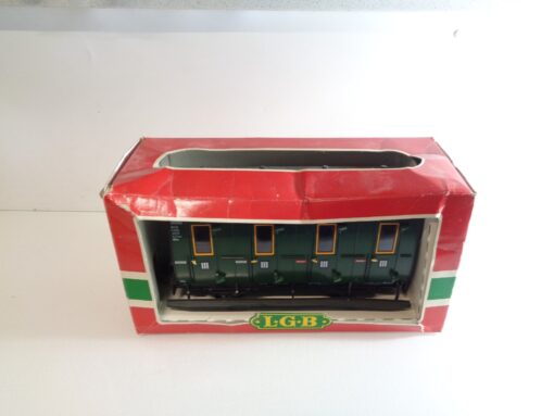 LGB Spur G 3050 Personenwagen Abteilwagen 3.Kl. grün siehe Foto in OVP PK1564 – Bild 7