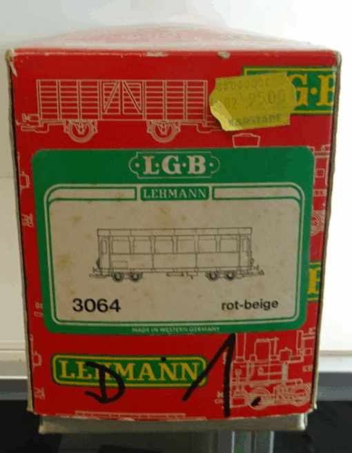 LGB Spur G 3064 Personenwagen der Rh B mit Beleuchtet siehe Foto in OVP PK860 – Bild 6