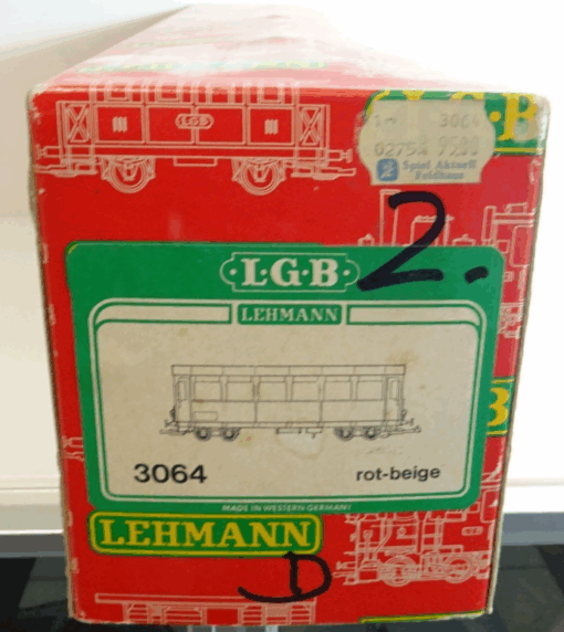 LGB Spur G 3064 Personenwagen der Rh B mit Beleuchtet siehe Foto in OVP PK862 – Bild 6