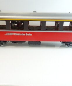 LGB Spur G 3067 Personenwagen 1 Kl. RhB mit Figuren u. Bel. siehe Foto CK8562 o.