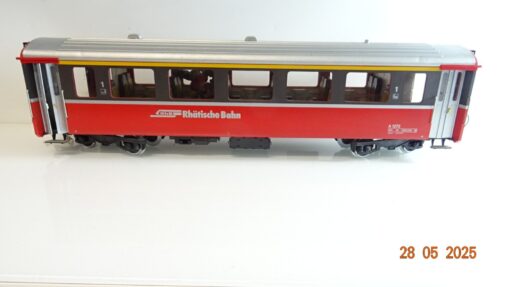 LGB Spur G 3067 Personenwagen 1 Kl. RhB mit Figuren u. Bel. siehe Foto CK8562 o.