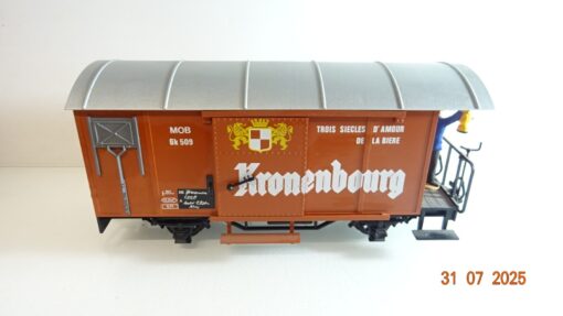 LGB Spur G 4028 Gedeckter Güterwagen Kronenbourg in OVP PK171 – Bild 3