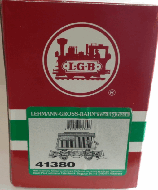 LGB Spur G 41380 Zirkus Niederbordwagen mit Käfig siehe Foto in OVP PK1609 – Bild 6