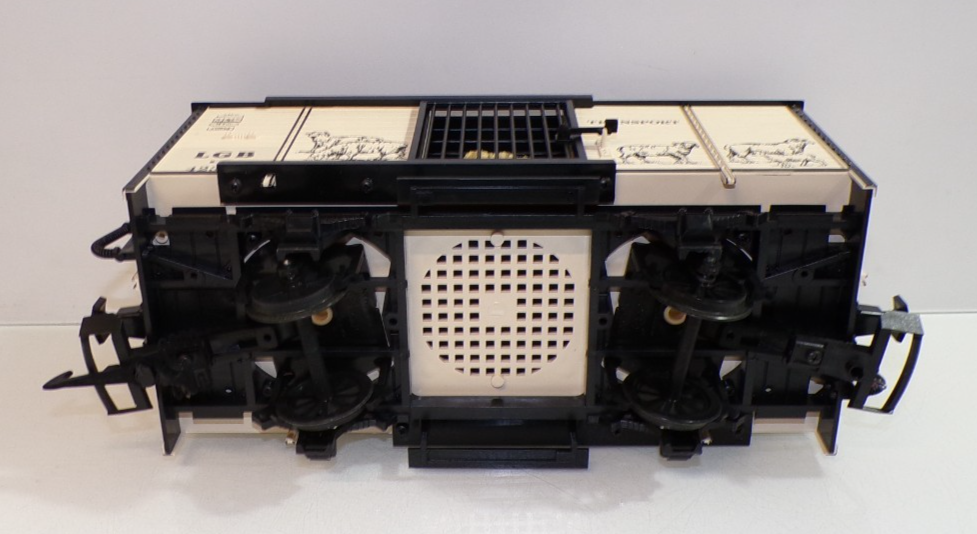 LGB Spur G 42362 Schaftransportwagen mit Sound siehe Foto in OVP PK2809 – Bild 5