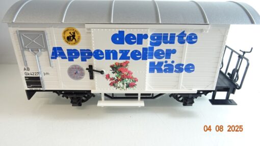 LGB Spur G 4328 Güterwagen "der gute Appenzeller Käse" AB Gk4227 in OVP PK262