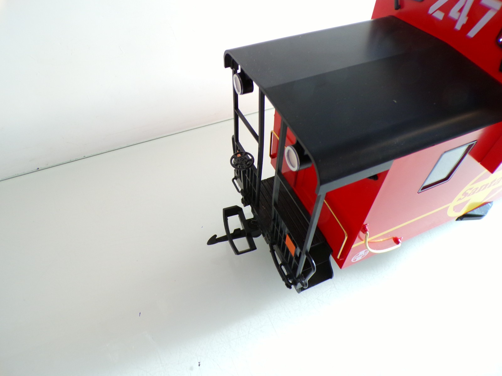 LGB Spur G 43714 DC Caboose ATSF Santa Fe rot siehe Foto in OVP PK2405 – Bild 3