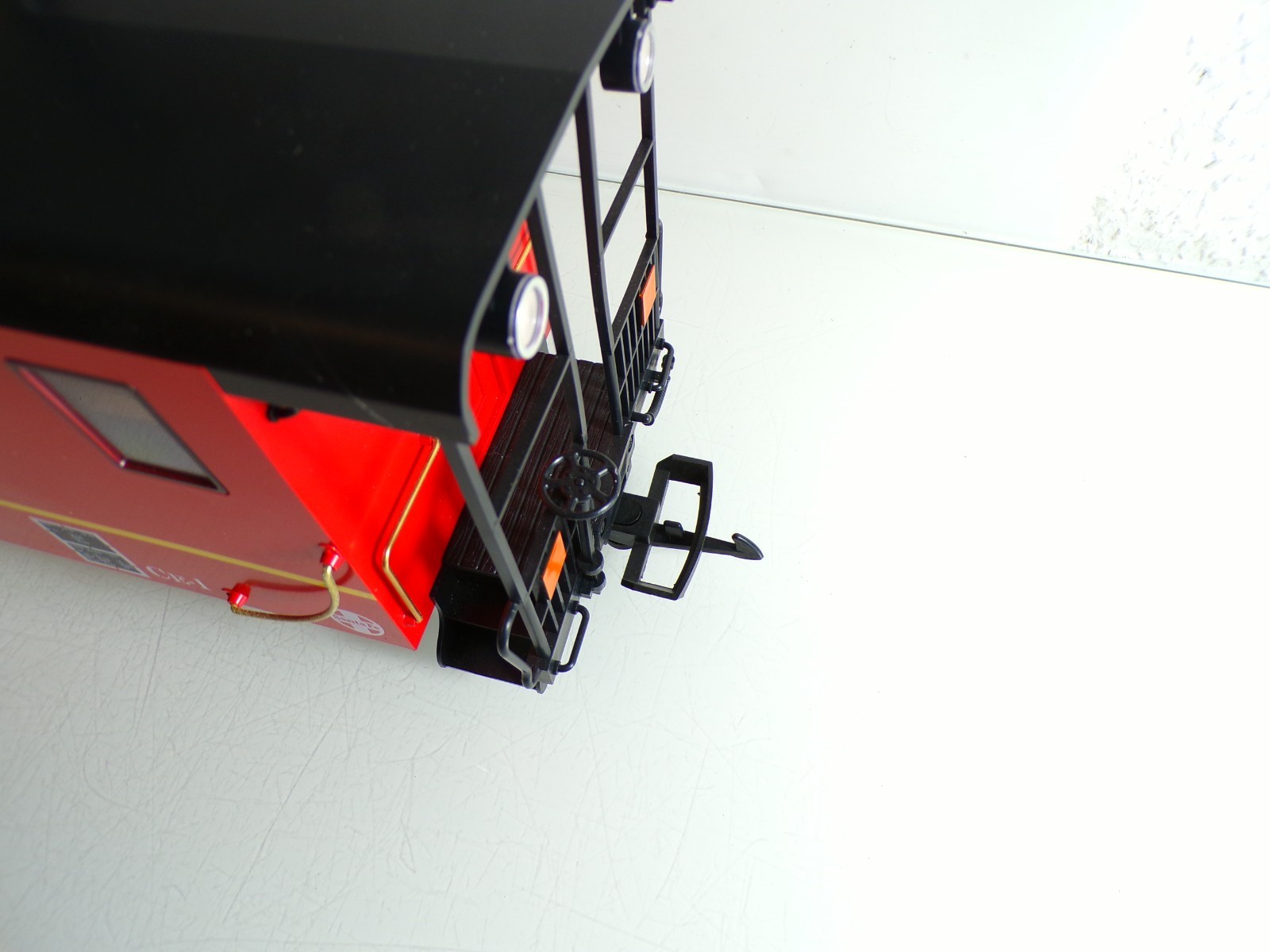 LGB Spur G 43714 DC Caboose ATSF Santa Fe rot siehe Foto in OVP PK2405 – Bild 4