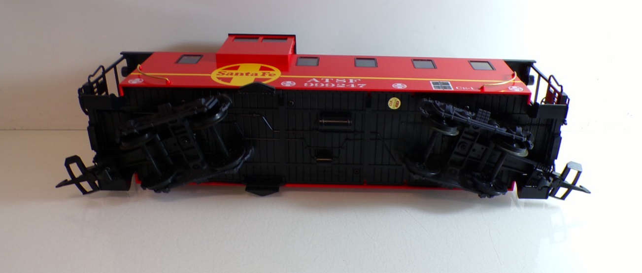 LGB Spur G 43714 DC Caboose ATSF Santa Fe rot siehe Foto in OVP PK2405 – Bild 5