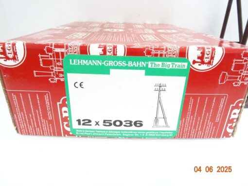 LGB Spur G 5036 Telegraphenmast 8Stück siehe Foto in OVP CK8649 – Bild 3