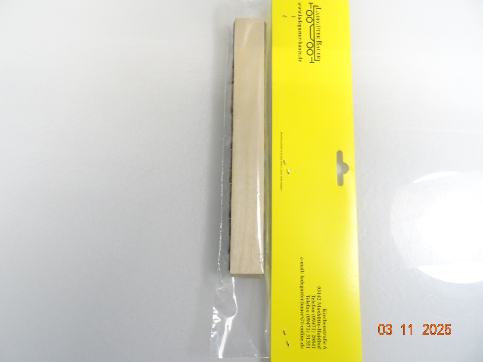 Ladegüter Bauer H0 Drahtringe für Trix Wagen 1076 210 mm in OVP RR4279 – Bild 4