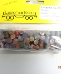 Ladegüter Bauer H0 Ladegut Altfässer 3108 L 99 mm B 29 mm in OVP RR4312