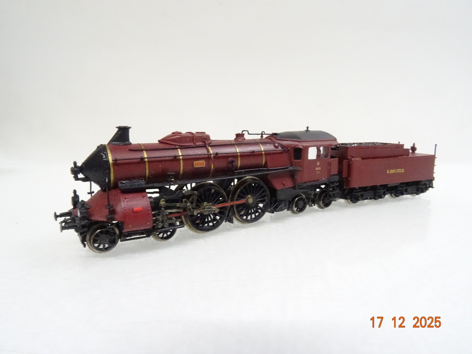 Lemaco N 007/1 Dampflok S 2/6 rot der K.Bay.Sts.B. in OVP JL5192 – Bild 3